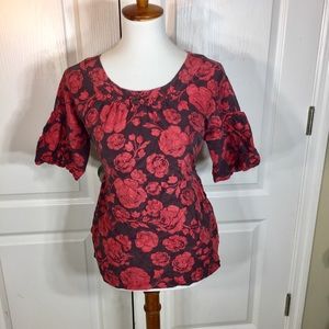 Aquarius Rose 100% Silk Blouse